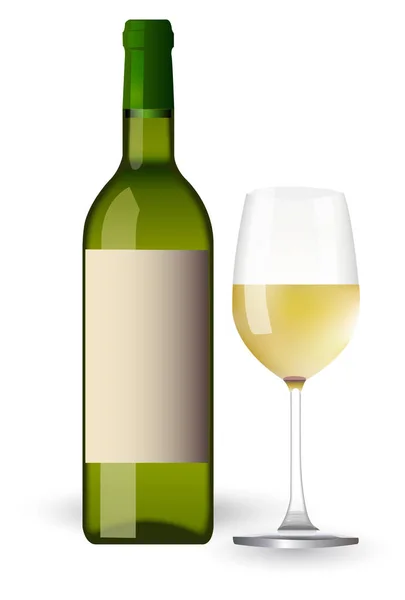 Weintraubenglas-Ikone — Stockvektor
