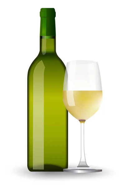 Weintraubenglas-Ikone — Stockvektor