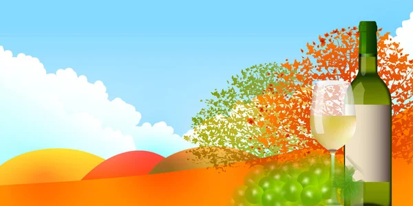 Şaraplık sonbahar yaprakları arka plan