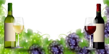 Şarap üzüm sonbahar arka plan