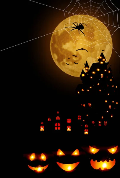 Halloween calabaza otoño fondo — Archivo Imágenes Vectoriales