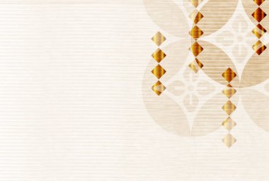 Yeni yıl kartı arka plan deseni Japon kağıt