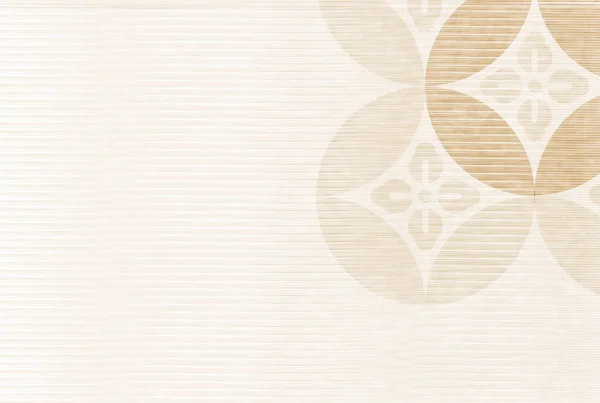 Mönster japanska papper nyår kort bakgrund — Stock vektor
