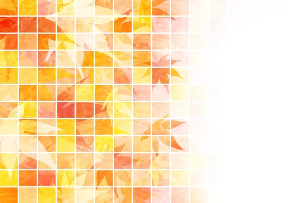 Maple autumn leaf background — Stock Vector