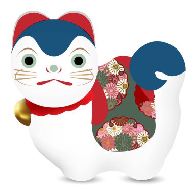 Köpek aslanlar yeni yıl kartı simgesi