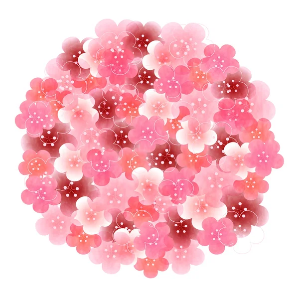 Prune printemps fleur icône — Image vectorielle