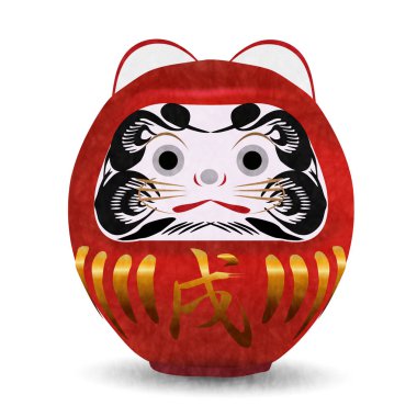 Şafak köpek yeni yıl kartı simgesi