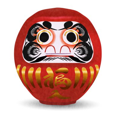 Şafak şanslı yeni yıl kartı simgesi