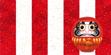 Dawn kırmızı ve beyaz Japon kağıt arka plan