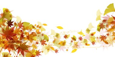 Akçaağaç sonbahar yaprak arka plan