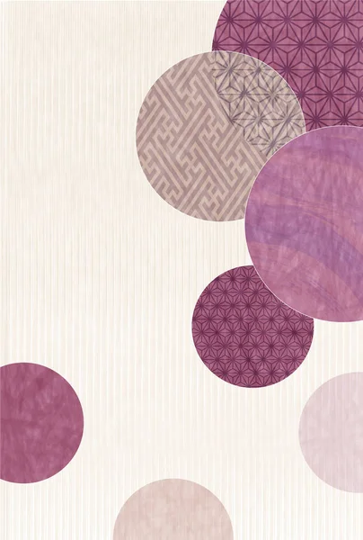 Yeni yıl kartı Japon kağıt Japon desen arka plan