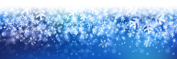 Natale neve inverno sfondo — Vettoriale Stock