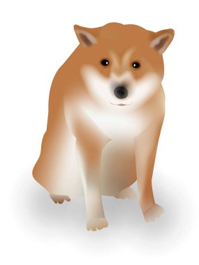 Yeni yıl kartı hayvan simgesi köpek