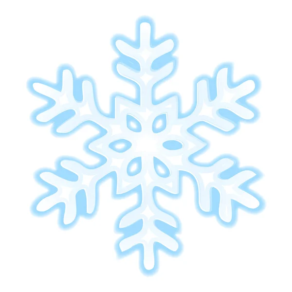 Weihnachten Schnee Winter Ikone — Stockvektor