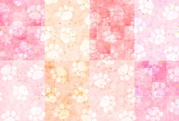 Köpek kiraz arka plan yeni yıl kartları