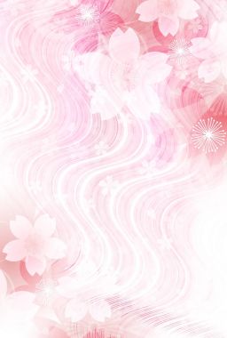 Kiraz çiçekleri yeni yıl'ın kartları Japon kağıt arka plan