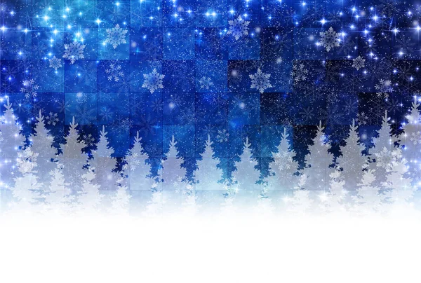 Christmas snow Winter background — Stock Vector