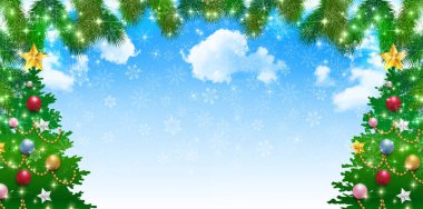 Noel kar kış arka plan