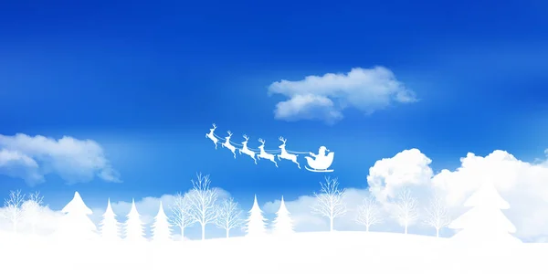 Різдвяний сніговий зимовий фон — стоковий вектор