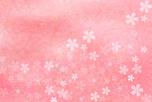 Fleurs de cerisier Printemps Nouvel An carte fond — Image vectorielle