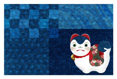 Köpek yeni yıl kartı arka plan