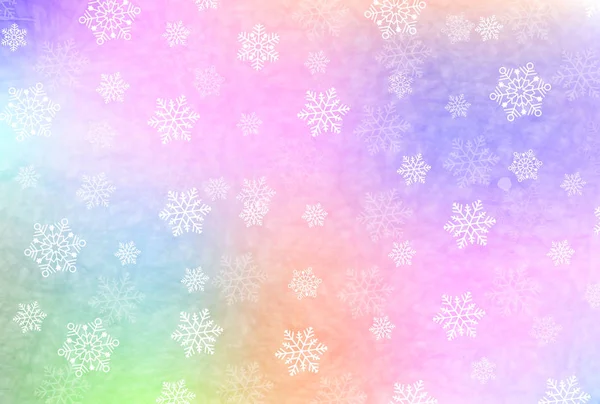 Christmas snow Winter background — Stock Vector