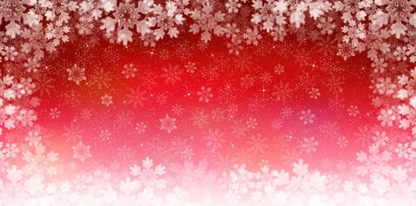 Christmas snow Winter background — Stock Vector