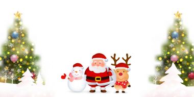 Noel köknar ağacı kar arka plan