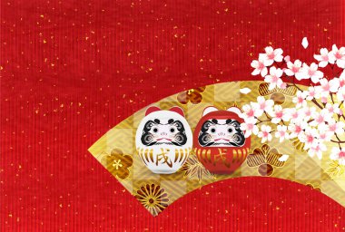 Köpek yeni yıl kartı arka plan