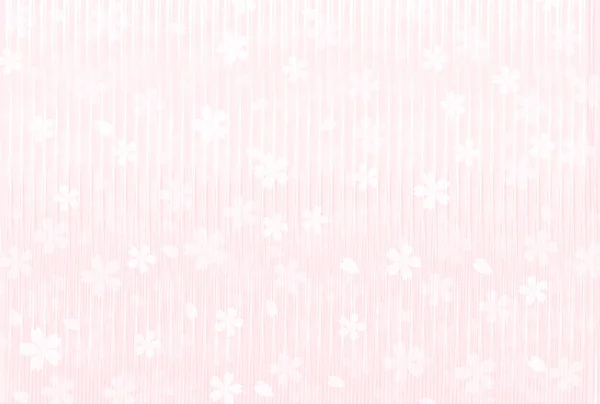 Körsbärsblommorna New Year's kort japanskt papper bakgrund — Stock vektor