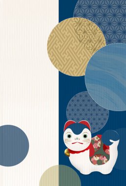 Köpek yeni yıl kartı arka plan