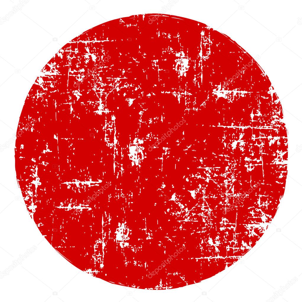 New Year card icon red