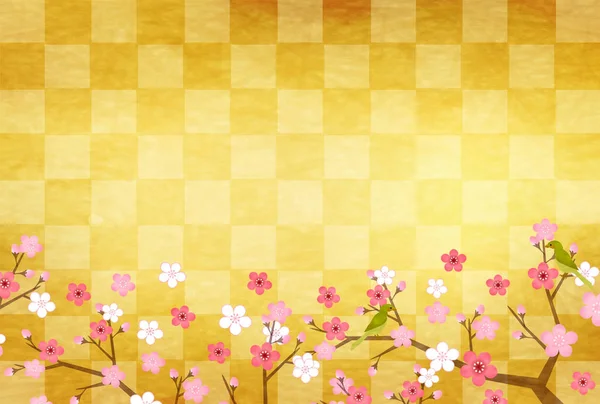 Yeni yıl kartları Japon kağıt arka plan