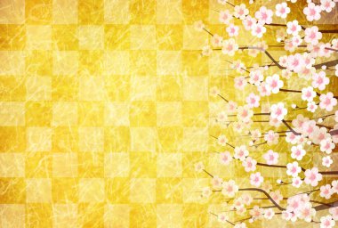 Erik çiçekleri yeni yıl kartı arka plan bahar arka plan