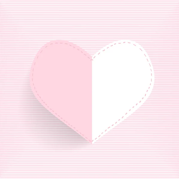 Corazón San Valentín Papel Japonés Fondo — Archivo Imágenes Vectoriales