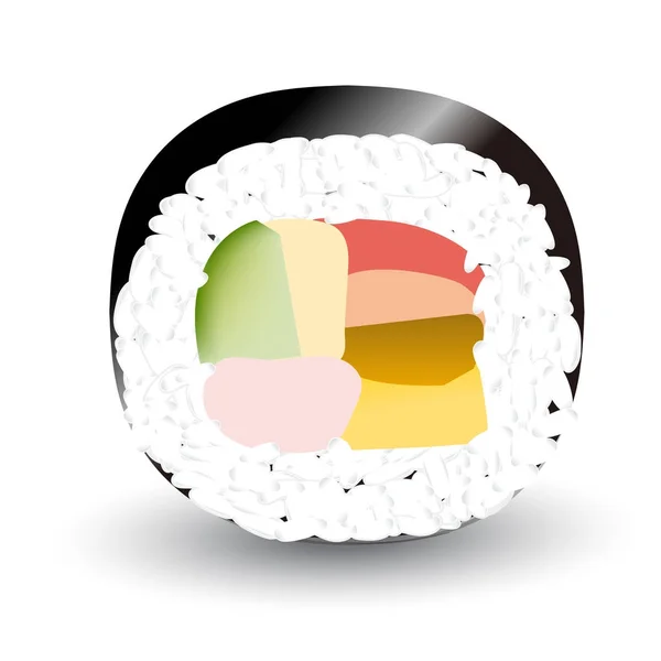 Setsubun Sushi Icono Del Evento — Vector de stock