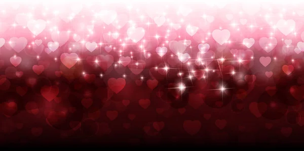 Corazón San Valentín Lindo Fondo — Vector de stock