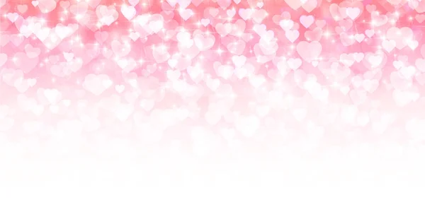 Valentine Heart Cute Background — Stock Vector