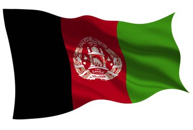 Afganistan Ulusal bayrak bayrak simgesi