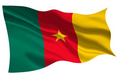 Kamerun ulusal bayrak bayrak simgesi
