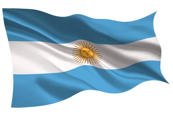 Argentina Flagga Flaggikonen — Stock vektor