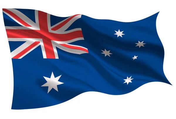 Αυστραλία Εθνική Σημαία Εικονίδιο Σημαίας — Διανυσματικό Αρχείο