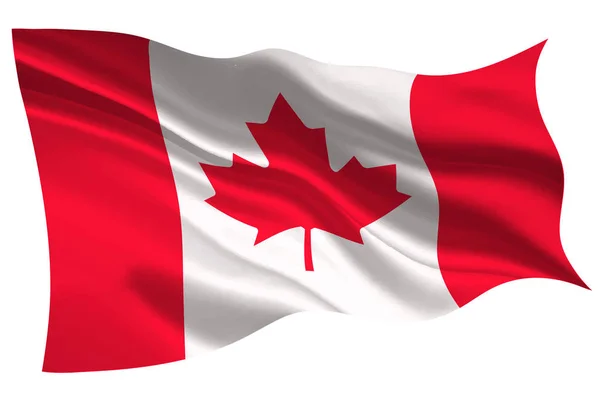 Canada National Flag Flag Icon — Stock Vector