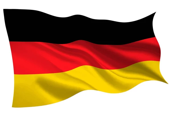 Deutschland Flagge Ikone — Stockvektor