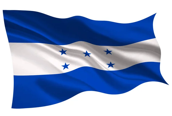 Icône Drapeau National Honduras — Image vectorielle