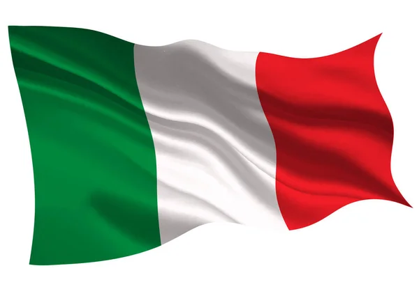 Italie Drapeau National Icône — Image vectorielle