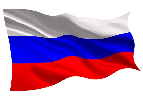 Ρωσία Εθνική Σημαία Εικονίδιο Σημαίας — Διανυσματικό Αρχείο