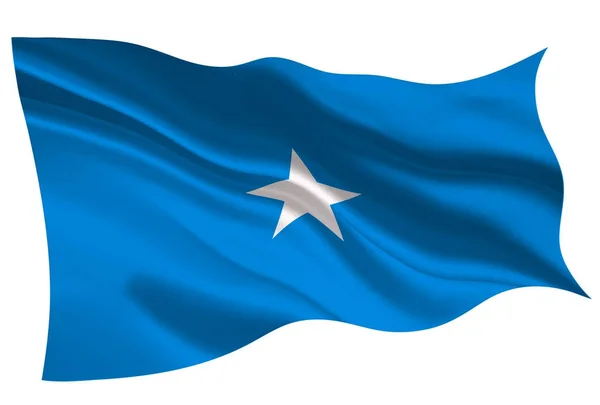 Εικονίδιο Σημαίας Εθνική Σημαία Της Σομαλίας — Διανυσματικό Αρχείο