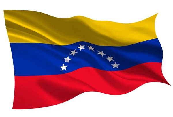 Venezuela Drapeau National Icône Drapeau — Image vectorielle