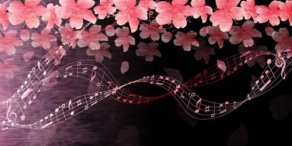 Kiraz çiçekleri çiçek bahar arka plan